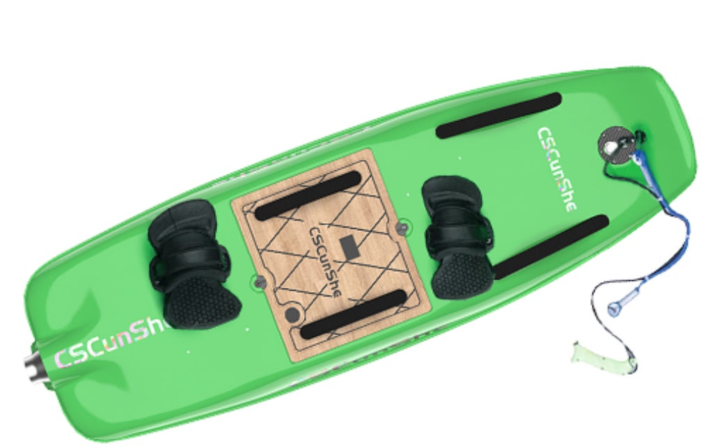 CSCunShe electric jetboard in green — supplier reference view; edition not implied